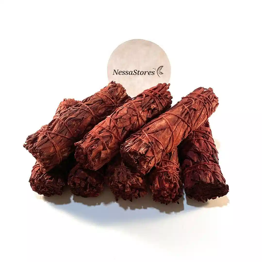 CA White Sage + Dragon’s Blood Smudge Stick 4″ - JC Imports - Incense, Smudge Sticks, Oceanic Decor