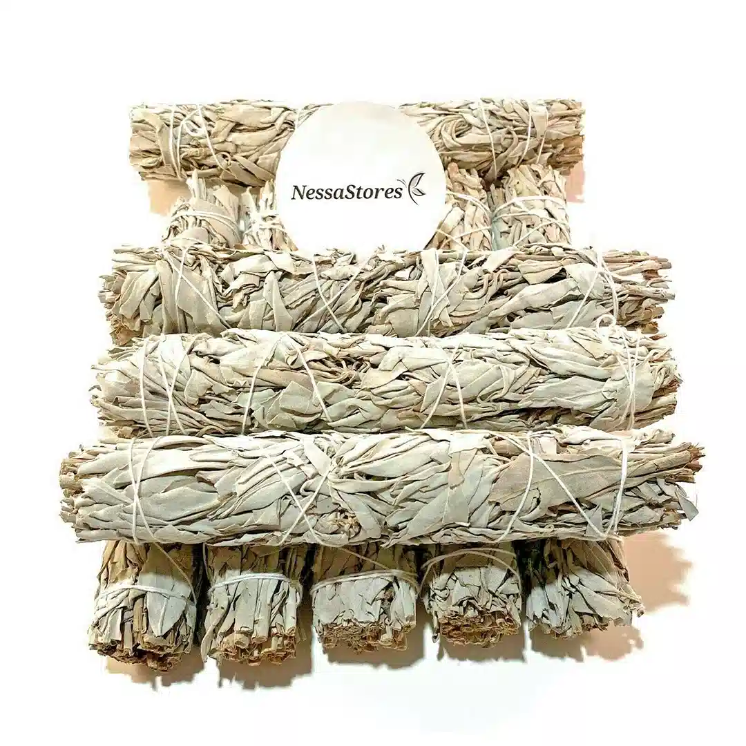 White Sage Smudge Incense 9″ (PCS) - JC Imports - Incense, Smudge Sticks, Oceanic Decor
