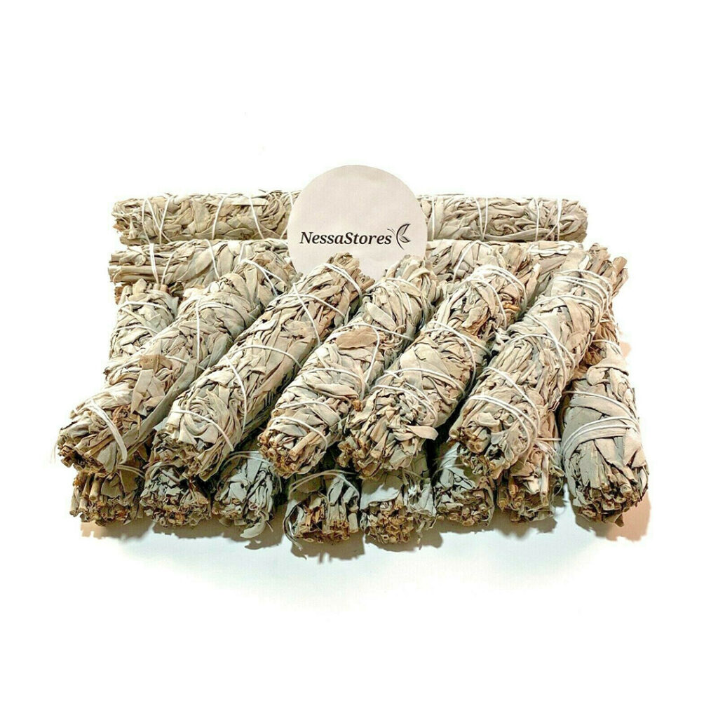 White Sage Smudge Incense 4" (PCS)