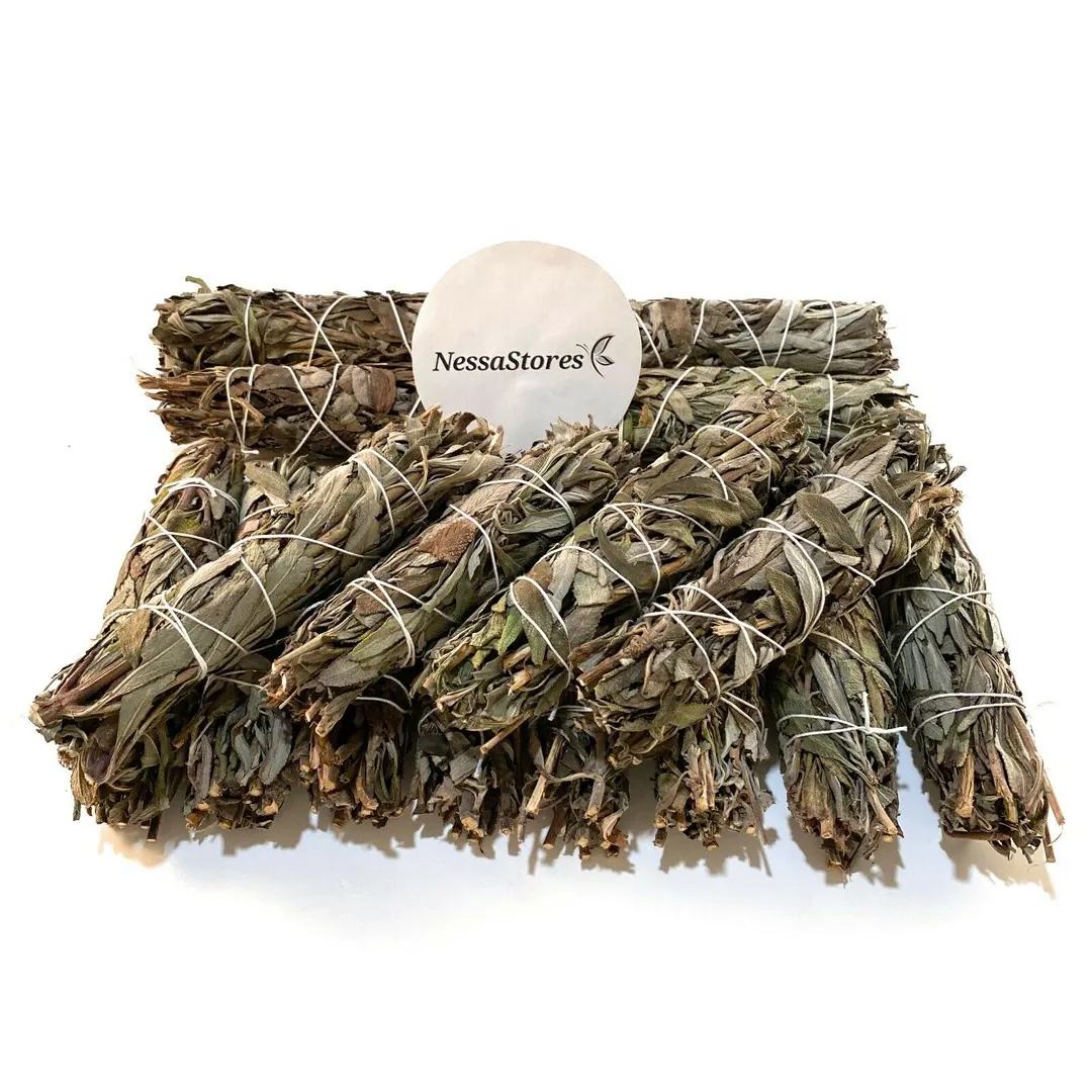 Black Sage Smudge Incense 4″-5″ - JC Imports - Incense, Smudge Sticks, Oceanic Decor