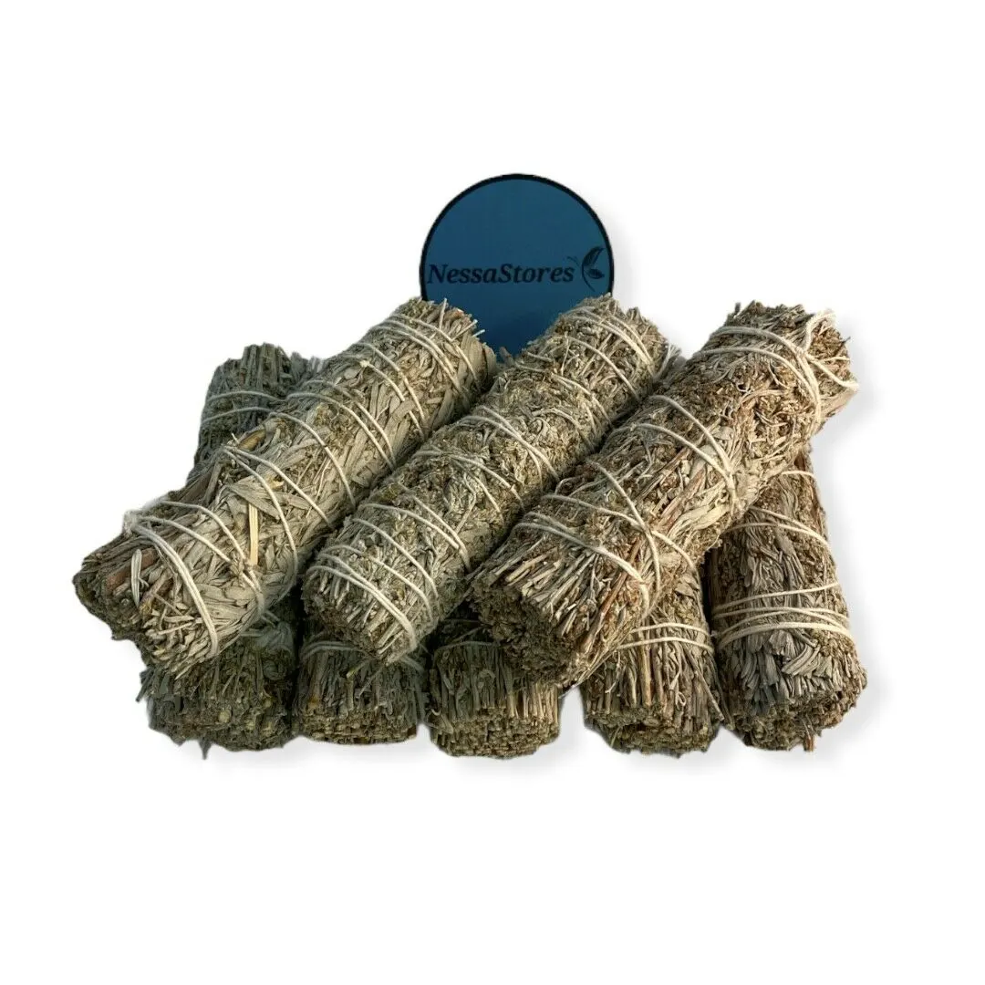 Blue Sage Smudge Incense 4″ - JC Imports - Incense, Smudge Sticks, Oceanic Decor